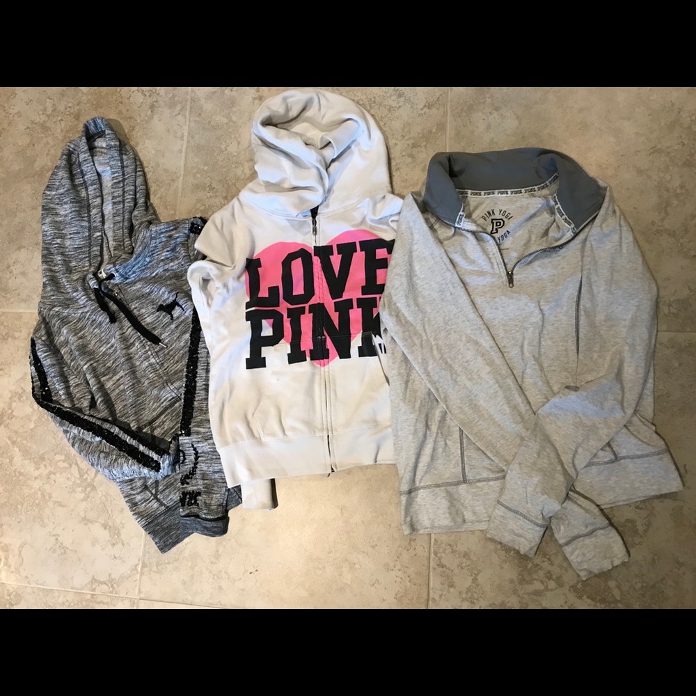 Victoria’s Secret PINK jacket/sweater bundle